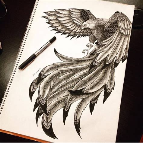 Pin de Daniel en mis imagenes | Ave fenix dibujo, Tatuaje de phoenix ...