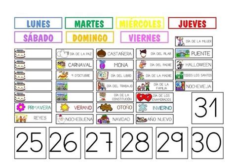Pin de Graciela en Calendarios | Calendario para niños, Calendario del ...