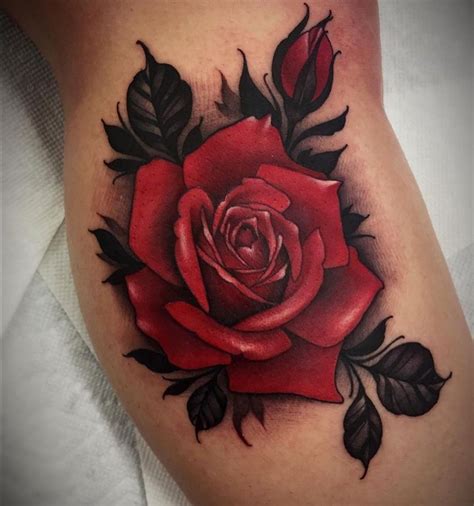 Pin de Jesus Francisco Amaya Romero en Tattoo | Tatuajes de rosas rojas ...