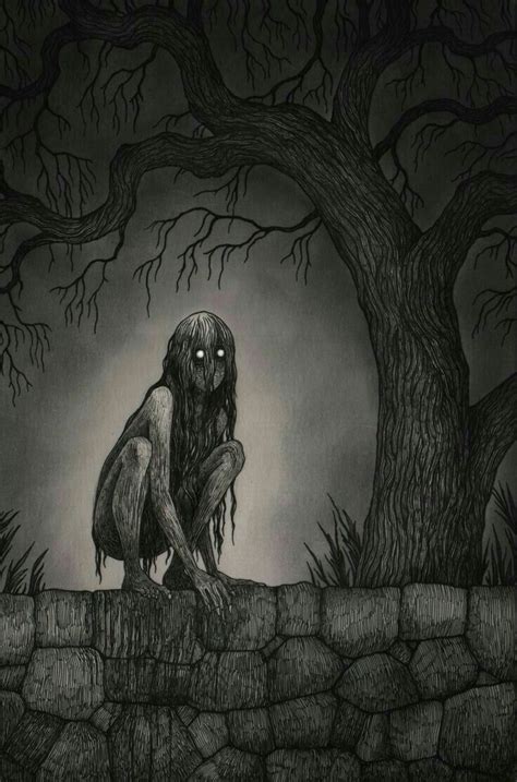 Pin de Morgana R.P en Creepy | Arte horror, Dibujos de ...