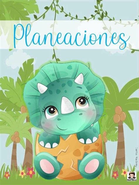 Pin de Nenita Verito en Dinosaurio | Portadas de cuadernos, Actividades ...