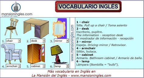 Pin en Vocabulario Inglés   Español