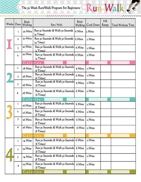 Pin on Fitness and Health Printables