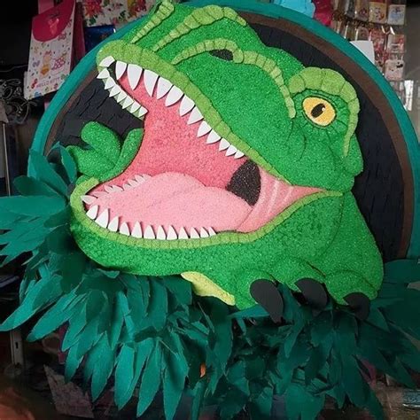 Piñatas Mini Personalizadas T Rex Dinosaurio Cumpleaños ...