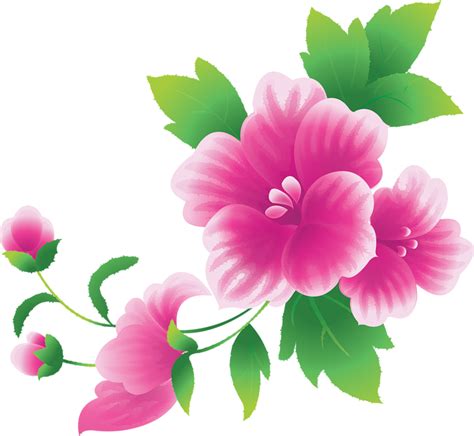 pink flower clipart free   Clipground