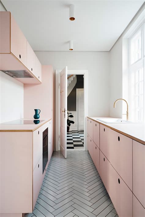 Pink Kitchen fronts by Reform for IKEA kitchens