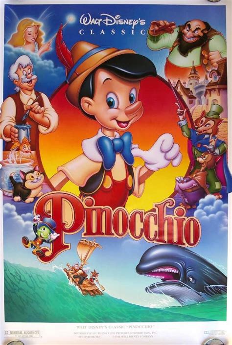 Pinocchio Walt Disney Movie Poster 4 | Disney Movies ...