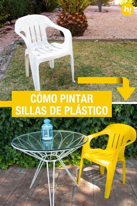 Pintar sillas de plástico de terraza blancas | Outdoor ...