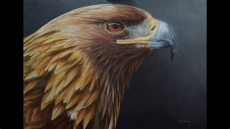 Pintura al óleo  Águila    YouTube