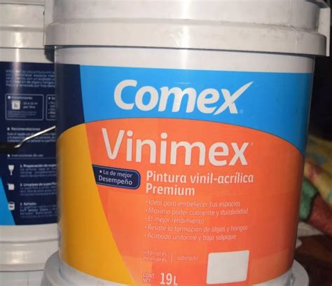 Pintura Comex Vinimex Cubeta 19 Litros   $ 950.00 en Mercado Libre