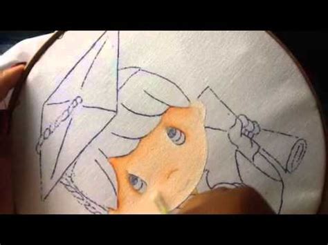 Pintura en tela niño graduacion # 1 con cony YouTube