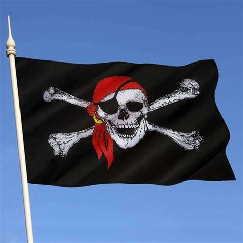 Pirate Flag 3x5 ft Calico Flag Balloween Jolly Roger Skull ...