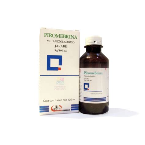 PIROMEBRINA  METAMIZOL SODICO  JBE 120ML   Farmacia Del Niño   FARMACIA ...