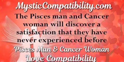 Pisces Man Cancer Woman Compatibility   Mystic Compatibility