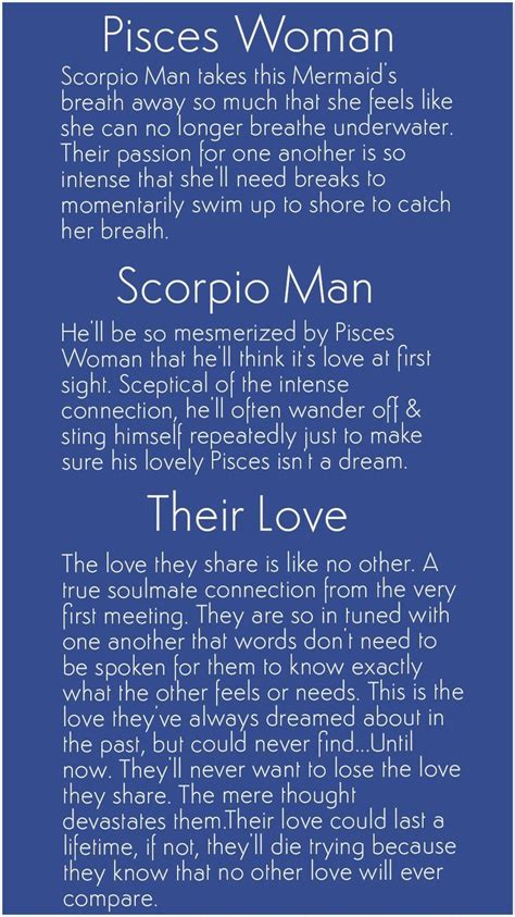Pisces Woman Scorpio Man in Love Compatibility | Zodiac ...