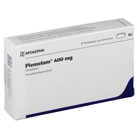 PIVMELAM 400 mg Filmtabletten 9 St   shop apotheke.com