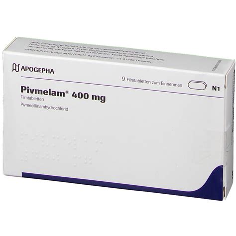 PIVMELAM 400 mg Filmtabletten 9 St   shop apotheke.com