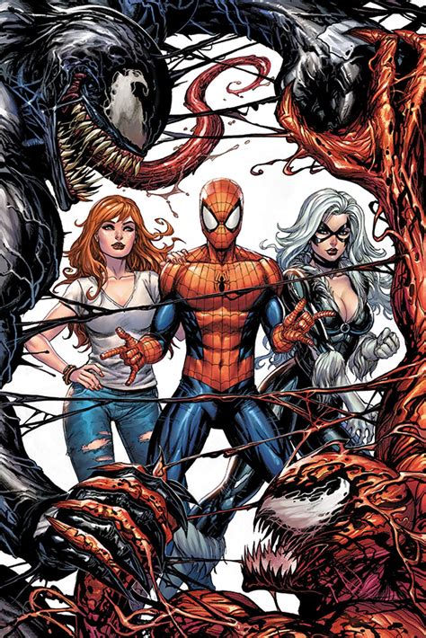 Plakat filmowy do pokoju Marvel Venom and Carnage fight ...