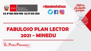 PLAN LECTOR 2021 – MINEDU – Mathtic