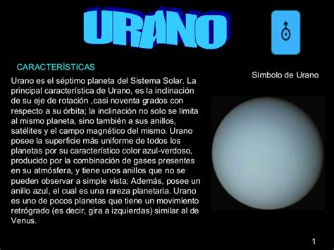 Planeta URANO: imágenes, resumen e información para niños