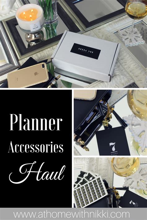 Planner Accessories Shopping Haul | At Home With Nikki