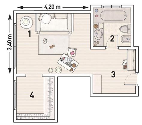 plano habitacion con baño y vestidor   Buscar con Google | Planos de ...