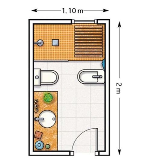 Planos para cuartos de baño pequeños