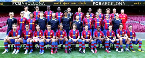 Plantilla del F.C. Barcelona. Temporada 07/08   Muy culé   FC Barcelona ...