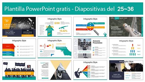 Plantilla Power Point de Arma de fuego   Plantillas Power ...