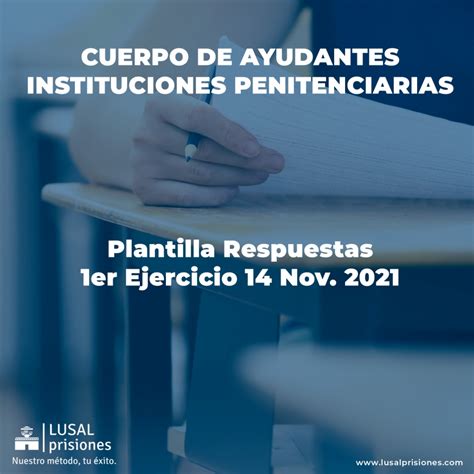 Plantilla Respuestas Examen Prisiones 14 Nov. 2021