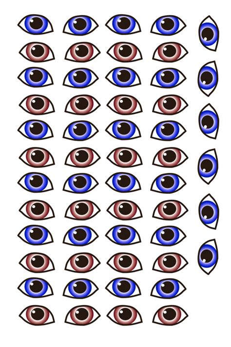 Plantillas de ojos  9  | amigurus | Pinterest | Doll eyes ...