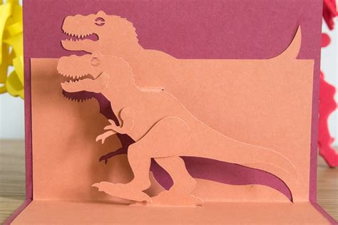 Plantillas PDF y SVG bricolaje dinosaurio T rex en blanco 3D | Etsy