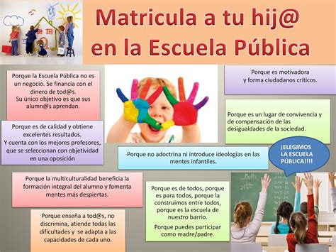 Plataforma por la Escuela Pública en Parla: MATRICULA A TU ...