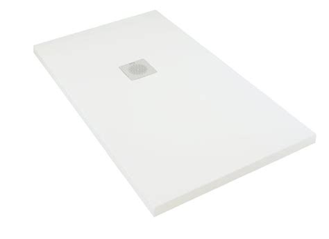 Plato de ducha Boston 100x70 cm blanco | Leroy Merlin