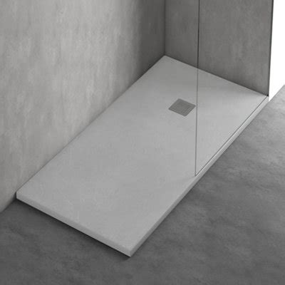 Plato ducha rectangular Resina 100x70 cm gris · LEROY MERLIN