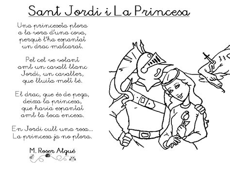 Play & Learn: Poema Sant Jordi i La Princessa M.Roser ...