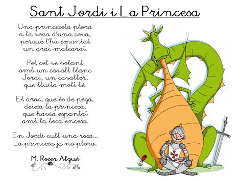 Play & Learn: Poema Sant Jordi i La Princessa M.Roser ...