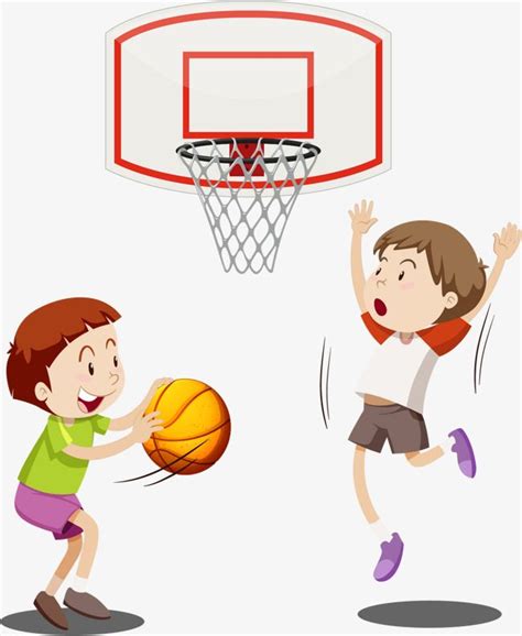 Playing Basketball Kids, Basketball Vector, Kids Vector ...