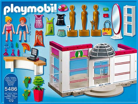 Playmobil 5486, tienda de ropa, figuras, maniquíes y más ...