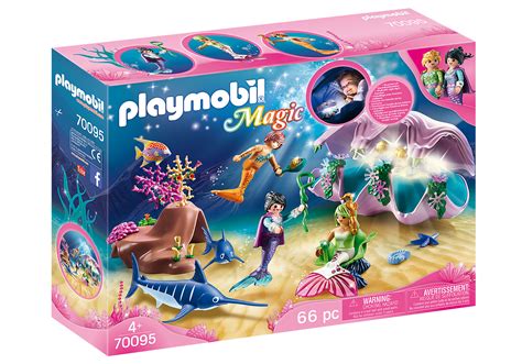 Playmobil 70095Coquillage lumineux avec sirenes   OJEUX