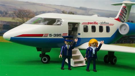 Playmobil Airplane 5395 Charter Airline unboxing 2017 ...
