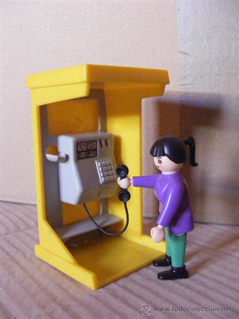 Playmobil cabina de telefono y muñeco click   Vendido en ...