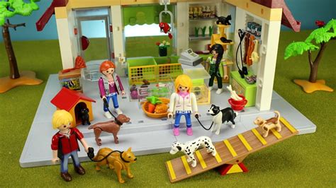 Playmobil City Life Pet Store Playset with Dogs, Animals ...