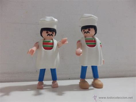 Playmobil ciudad cocineros chef con mandil Vendido en ...