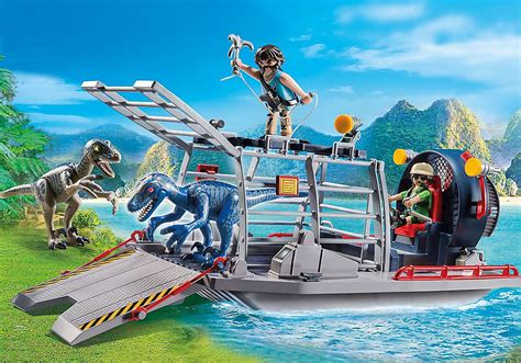 Playmobil Dino Enemy Airboat with Raptor 9433   Best ...