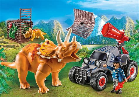 Playmobil Dino Enemy Quad with Triceratops 9434   Best ...