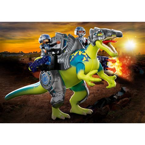 Playmobil Dino Rise Spinosaurus: Double Defense Power ...