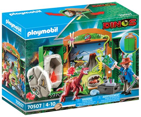 PLAYMOBIL Dinos 70507 pas cher   Explorateurs de ...