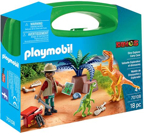 Playmobil Dinos Dino Explorer Carry Case   The Good Toy Group