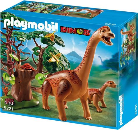 Playmobil Dinosaurios   Braquiosaurius con bebé  5231 ...